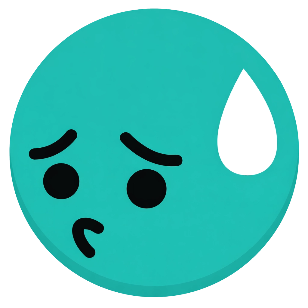 embarrassed tiktok emoji