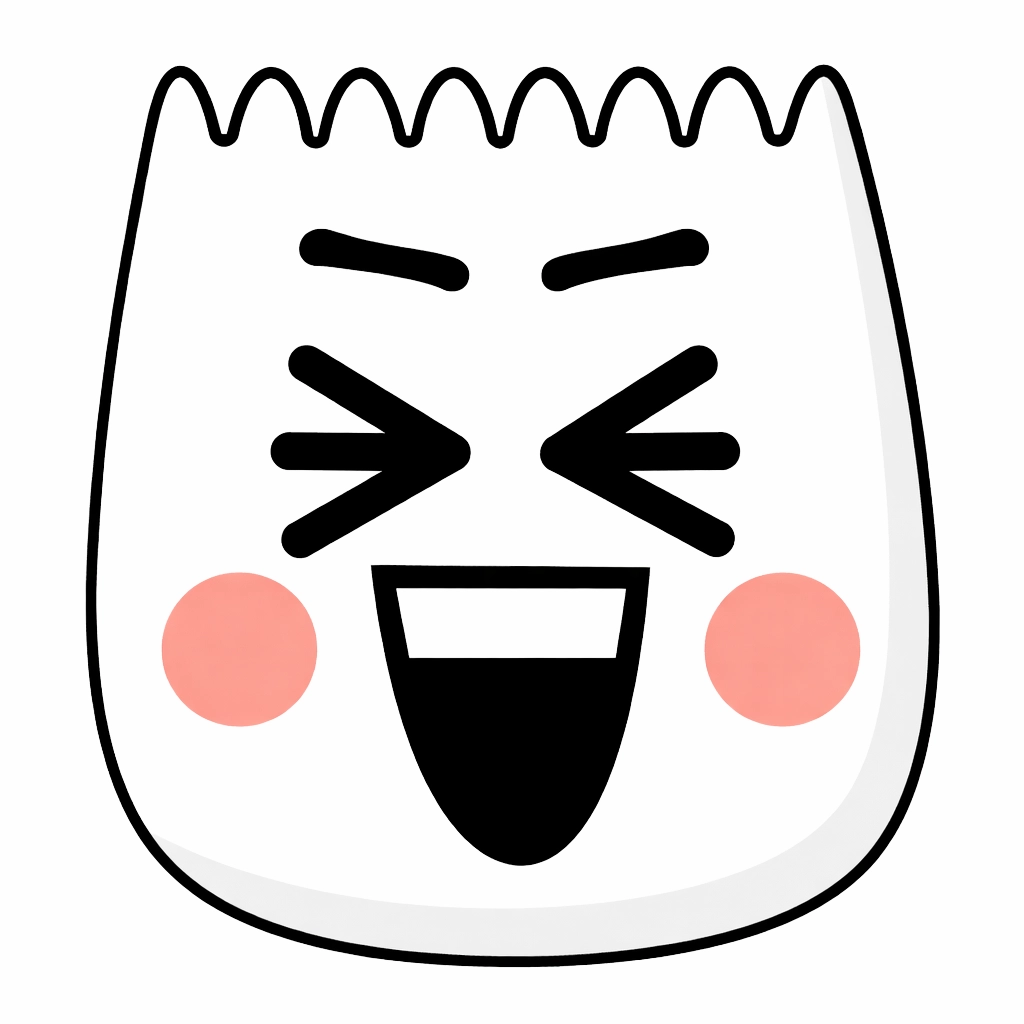 excited tiktok emoji
