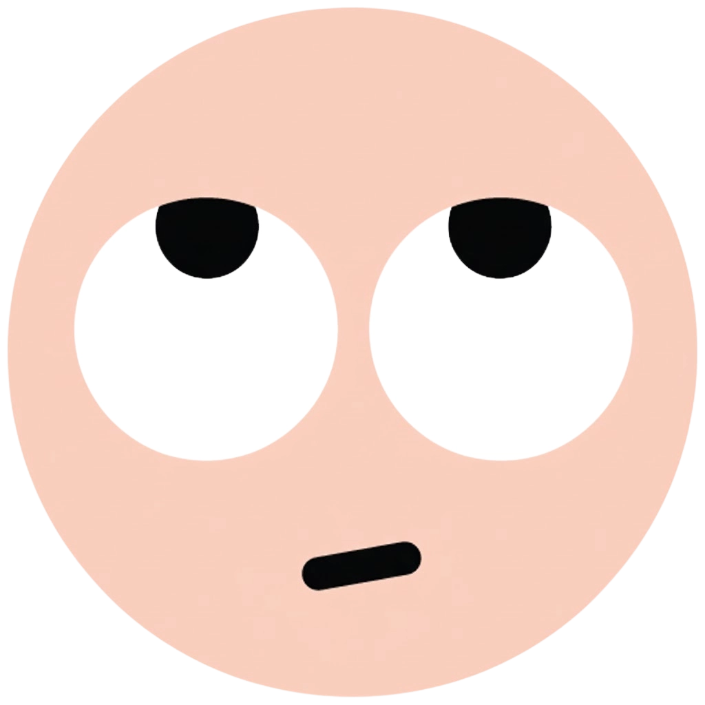 facewithrollingeyes tiktok emoji