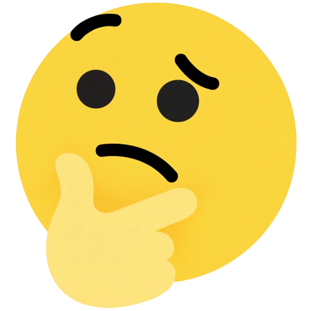 thinking tiktok emoji