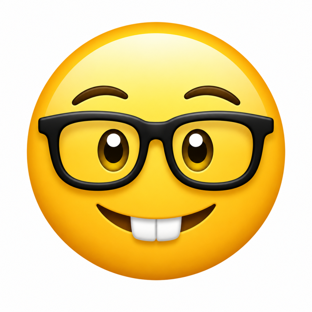 Nerd Emoji Meaning, Origin & How to Use It 🤓
